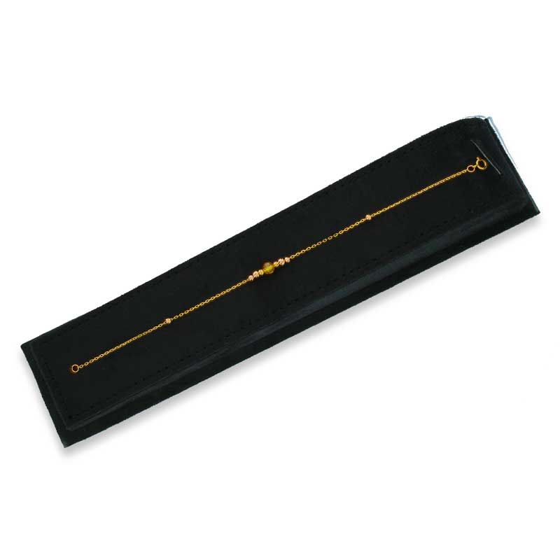 Gold Beads Bracelet 21KT - FKJBRL21KU6022 - Image 4
