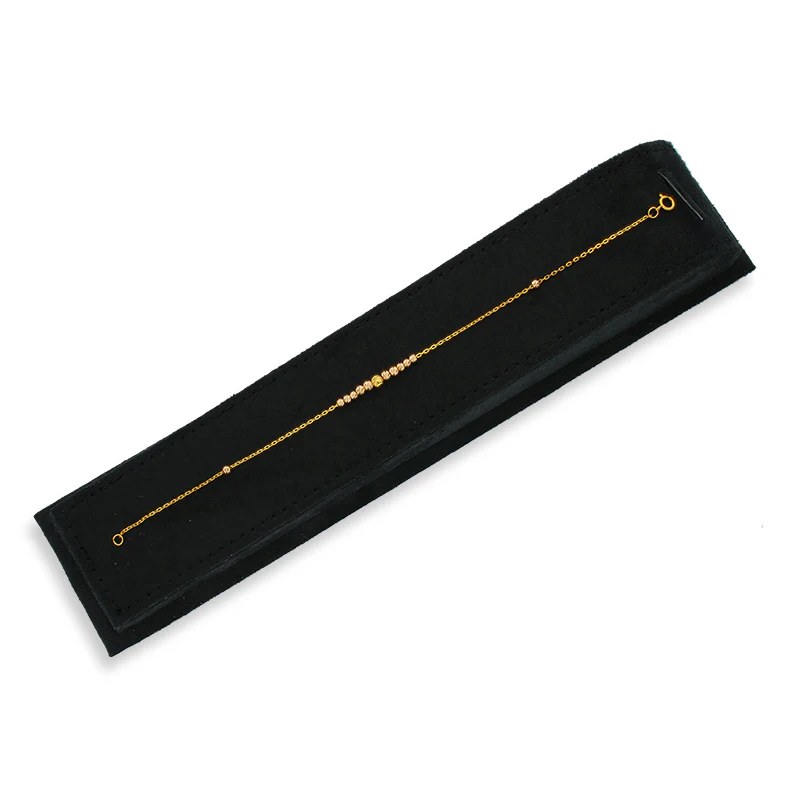 Gold Beads Bracelet 21KT - FKJBRL21KU6038 - Image 4