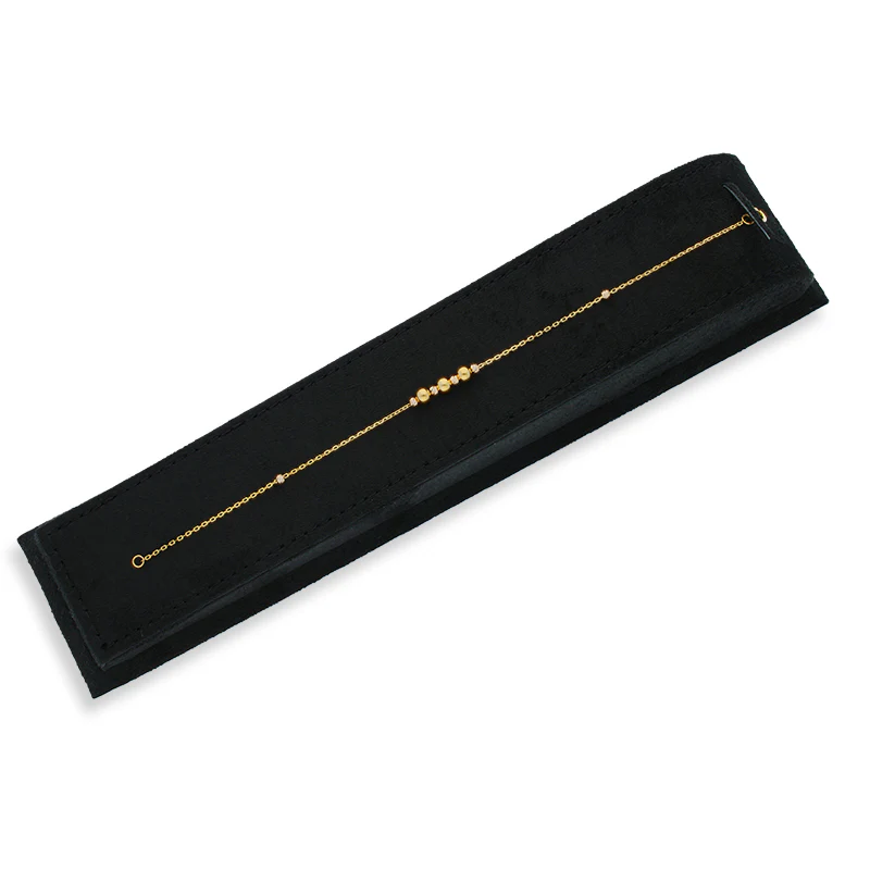 Gold Beads Bracelet 21KT - FKJBRL21KU6045 - Image 4