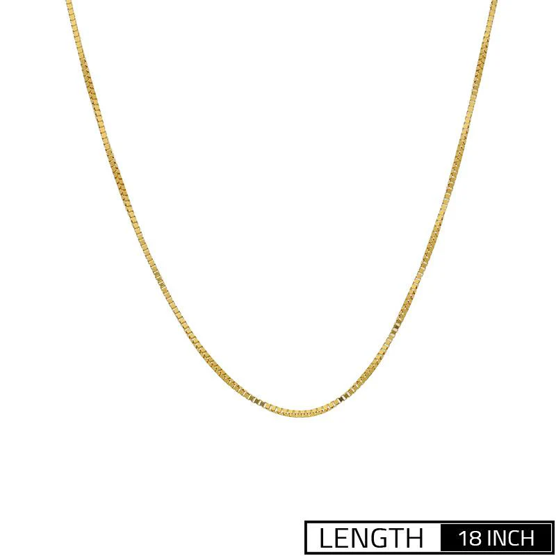 Gold Box Chain 18KT - FKJCN18K2095 - Image 3