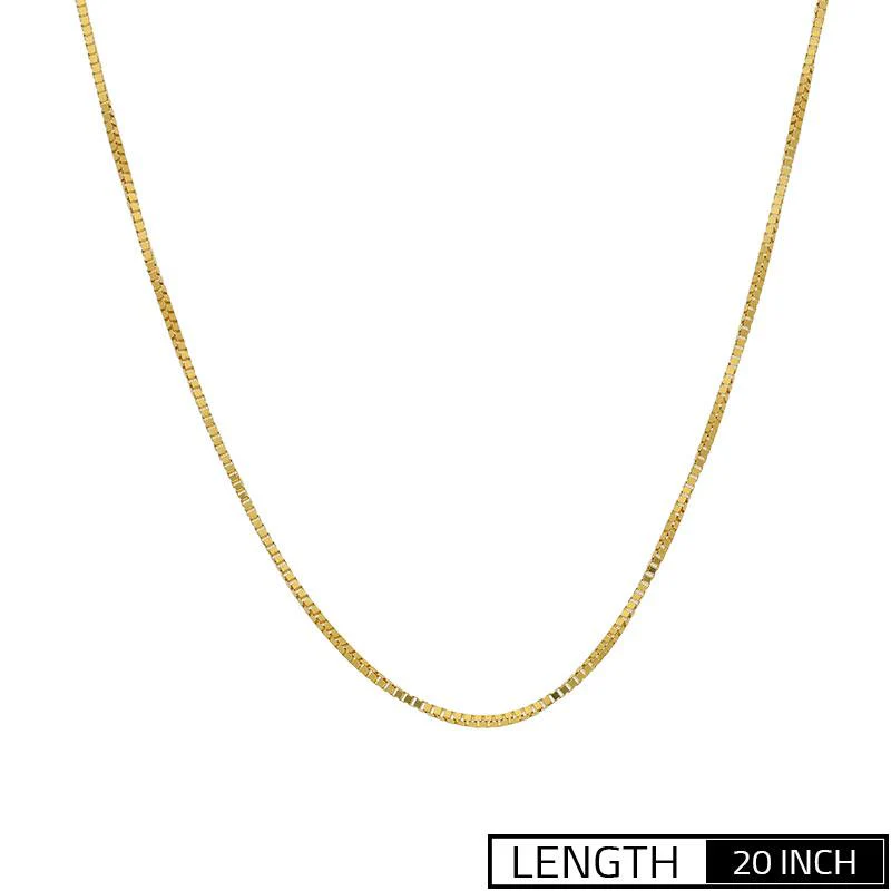 Gold Box Chain 18KT - FKJCN18K2095 - Image 4