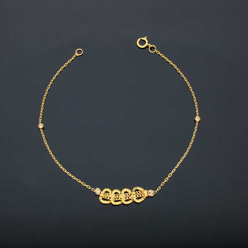 Gold Bracelet 21KT - FKJBRL21KU6020 - Image 3