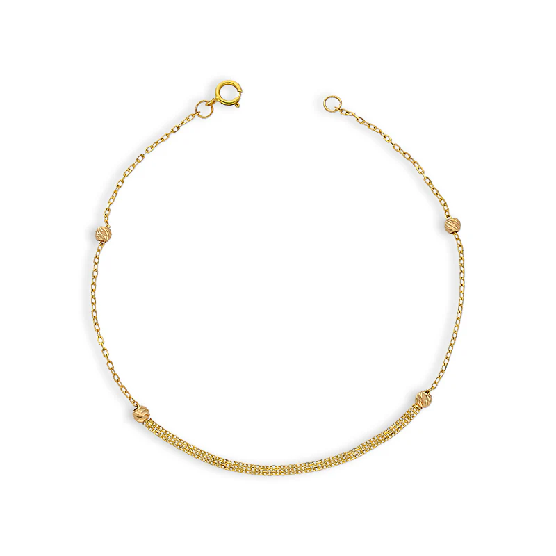 Gold Bracelet 21KT - FKJBRL21KU6043