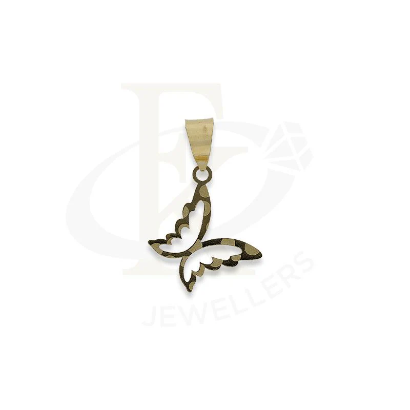 Gold Butterfly Pendant 18KT - FKJPND18K2296