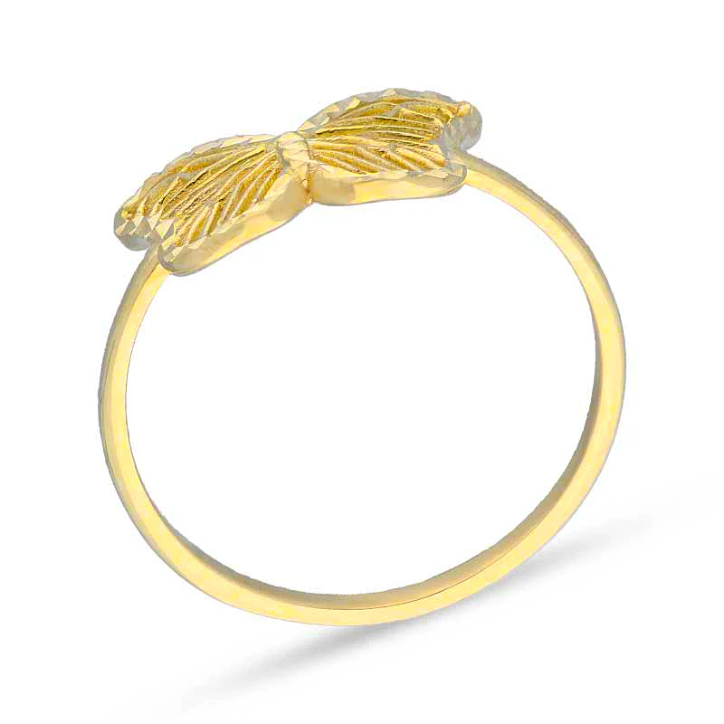 Gold Butterfly Ring 18KT - FKJRN18KU2095 - Image 3