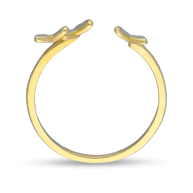 Gold Butterfly Ring 18KT - FKJRN18KU2102 - Image 3