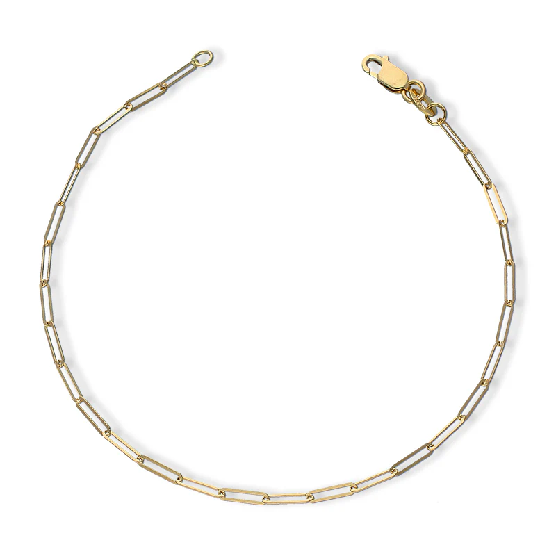 Gold Cable Link Bracelet 18KT - FKJBRL18KU1059
