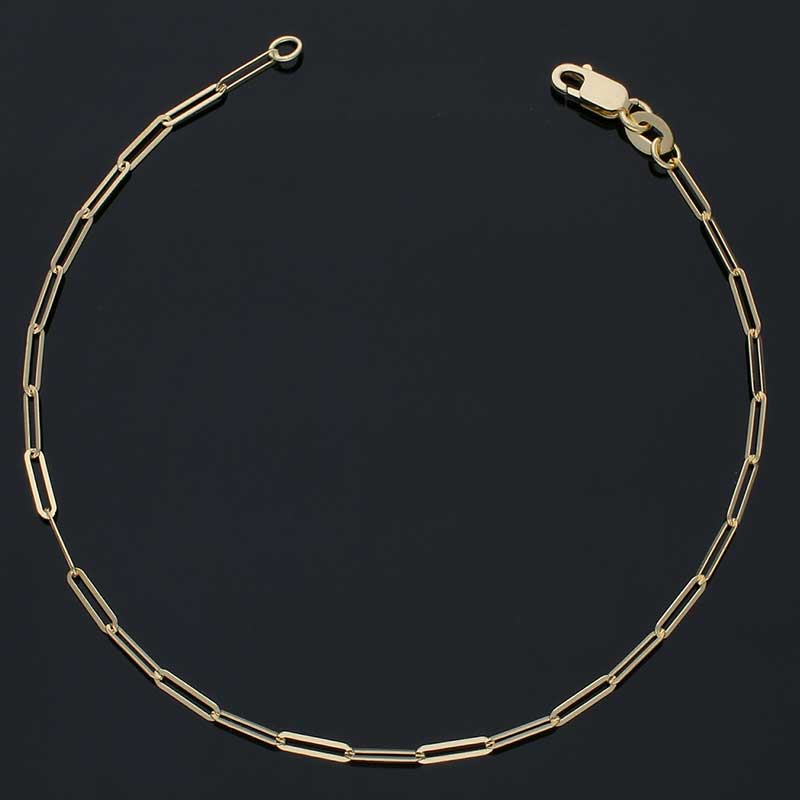 Gold Cable Link Bracelet 18KT - FKJBRL18KU1059 - Image 3