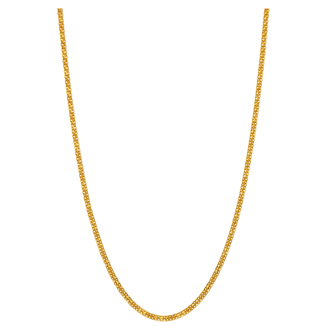 Gold Carpet Chain 22KT - FKJCN22KU6637 - Image 2