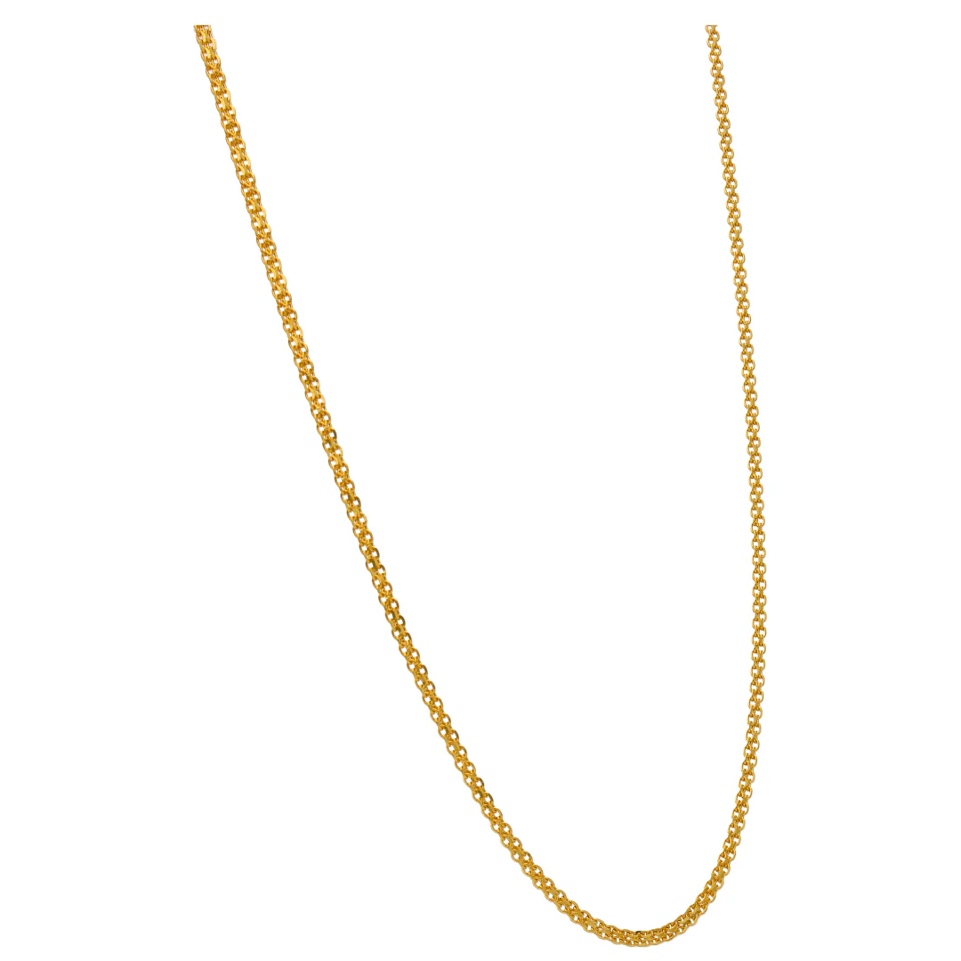 Gold Carpet Chain 22KT - FKJCN22KU6637 - Image 3