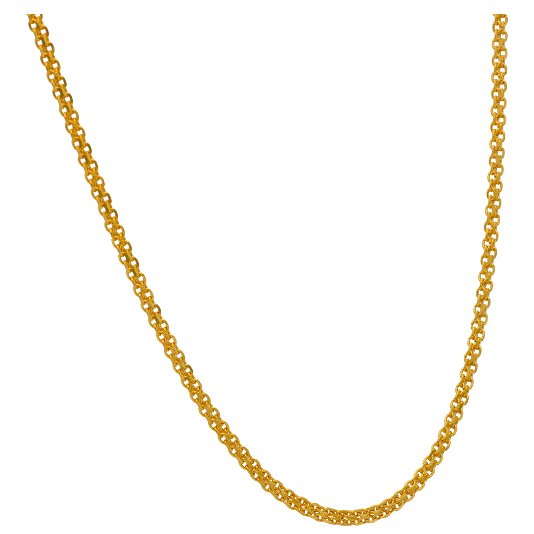 Gold Carpet Chain 22KT - FKJCN22KU6638 - Image 3