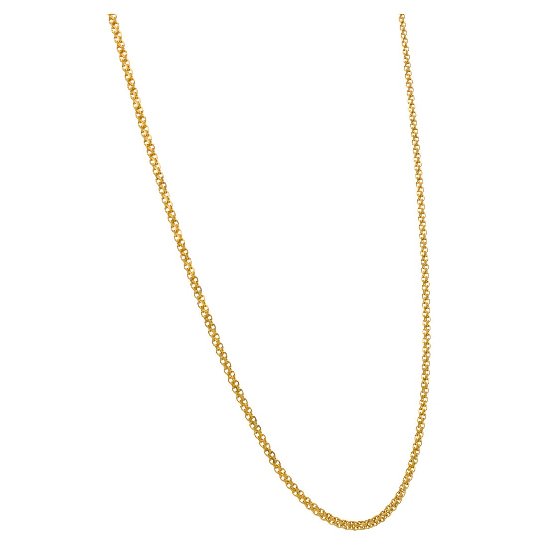 Gold Carpet Chain 22KT - FKJCN22KU6640 - Image 3