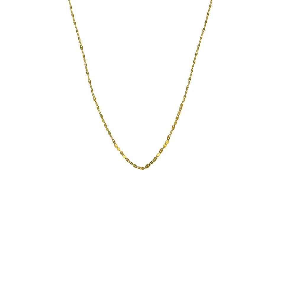 Gold Link Disco Chain 18KT - FKJCN2070 - Image 2