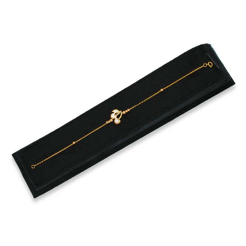 Gold Cherry Shaped Bracelet 21KT - FKJBRL21KU6029 - Image 4