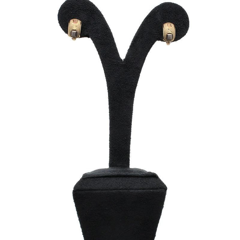 Gold Clip Earrings 18KT - FKJERN18KU3001 - Image 3