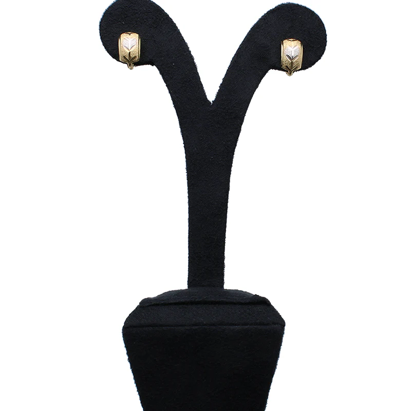 Gold Clip Earrings 18KT - FKJERN18KU3003 - Image 3