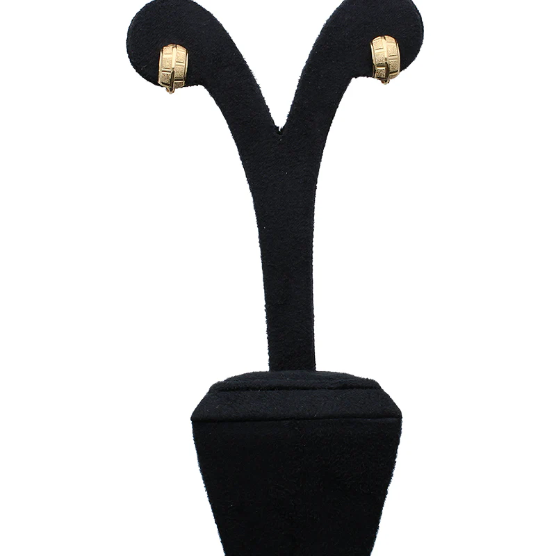 Gold Clip Earrings 18KT - FKJERN18KU3005 - Image 3