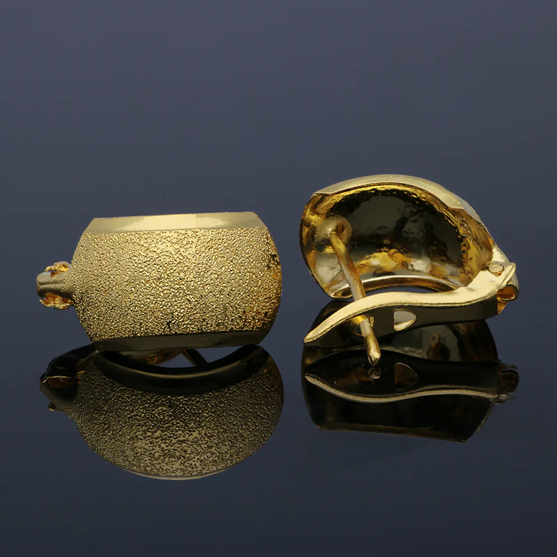 Gold Clip Earrings 18KT - FKJERN18KU3006 - Image 2