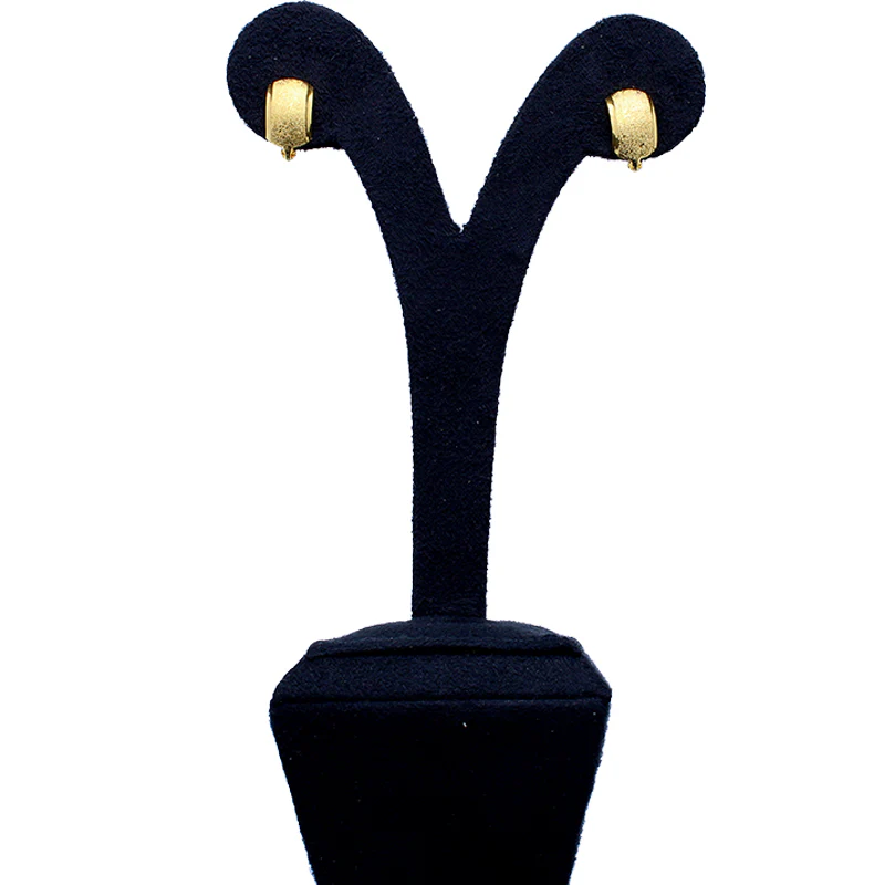Gold Clip Earrings 18KT - FKJERN18KU3006 - Image 3