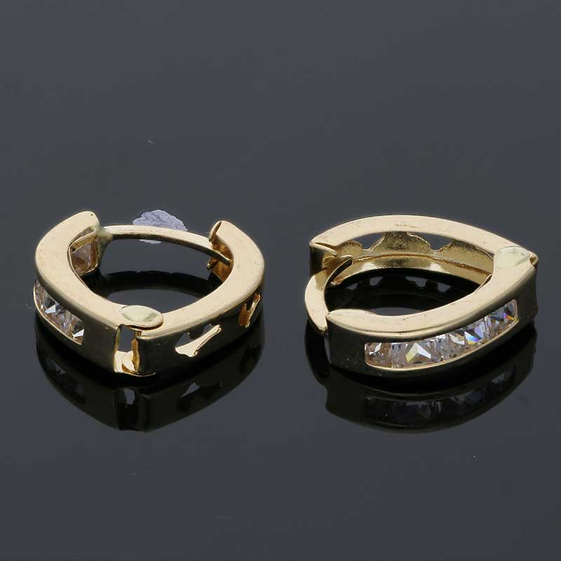 Gold Clip Earrings 18KT - FKJERN18KU3124 - Image 3