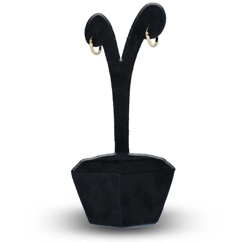 Gold Clip on Hoop Earrings 18KT - FKJERN18KU3086 - Image 4