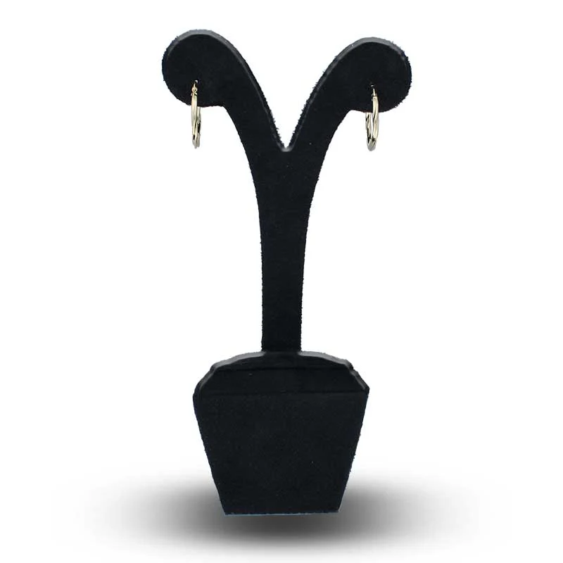Gold Clip on Hoop Earrings 18KT - FKJERN18KU3090 - Image 4