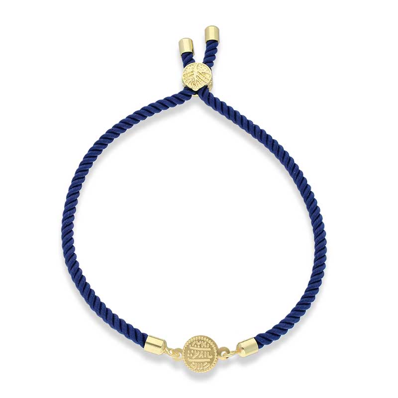 Gold Coin String Bracelet 21KT - FKJBRL21KU1073