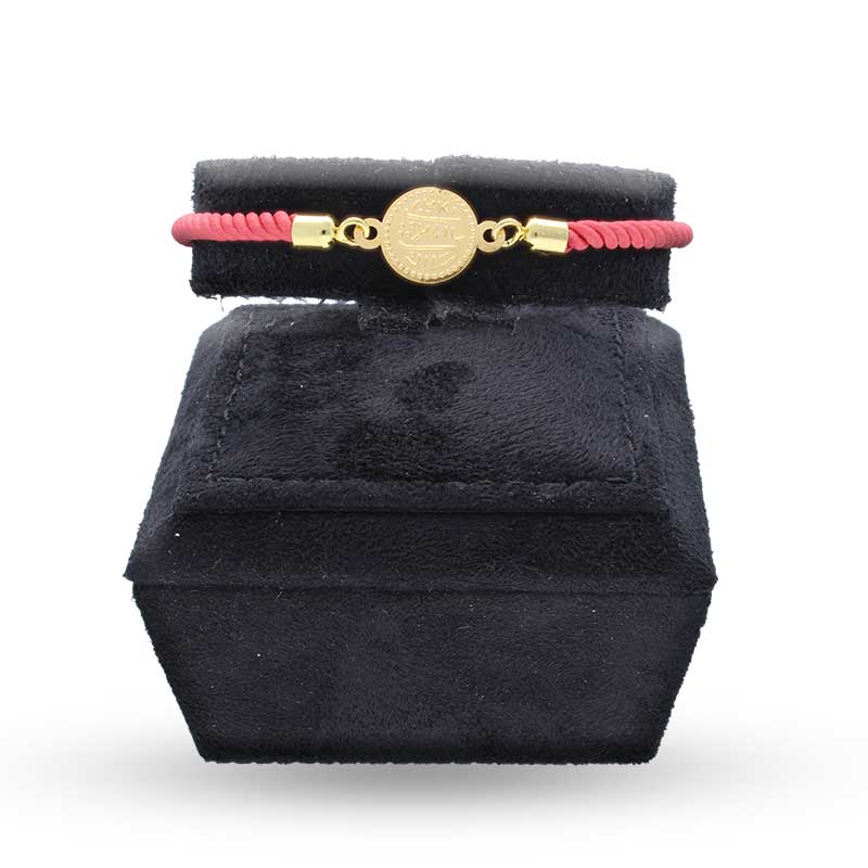 Gold Coin String Bracelet 21KT - FKJBRL21KU1082 - Image 3