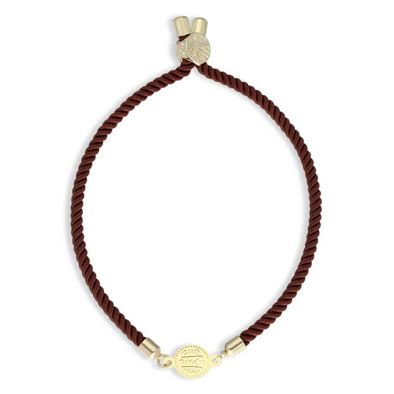 Gold Coin String Bracelet 21KT - FKJBRL21KU1105