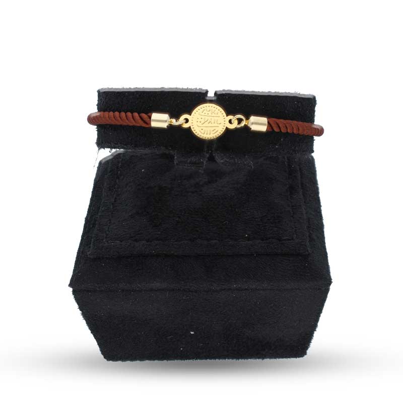 Gold Coin String Bracelet 21KT - FKJBRL21KU1105 - Image 3