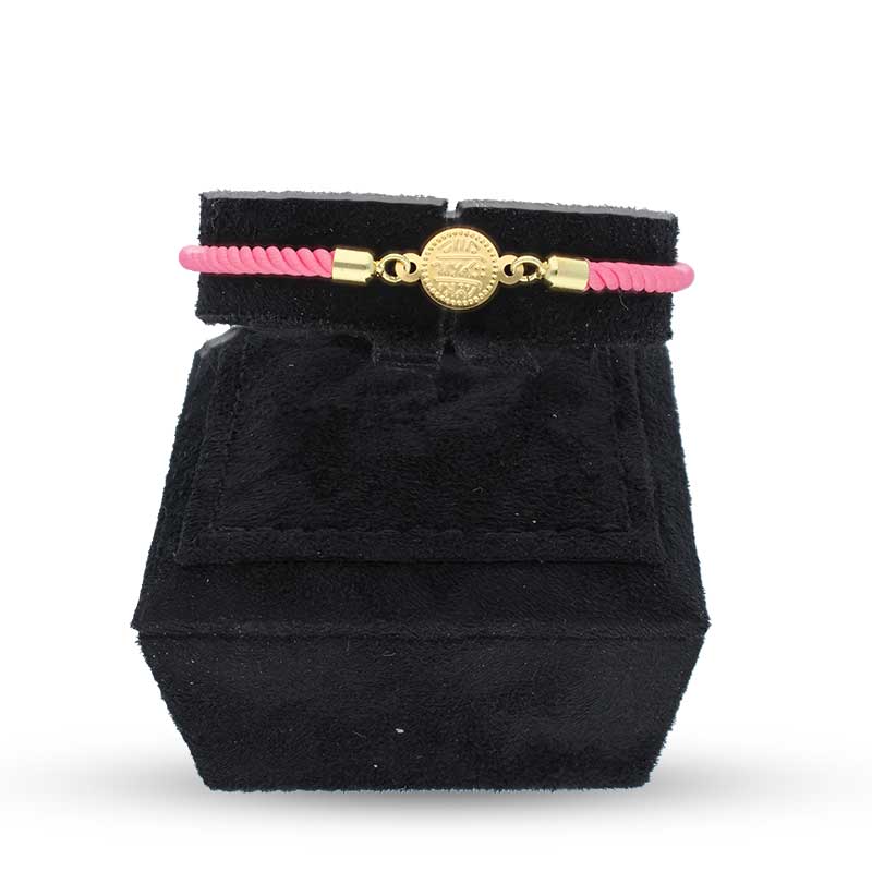 Gold Coin String Bracelet 21KT - FKJBRL21KU1108 - Image 3