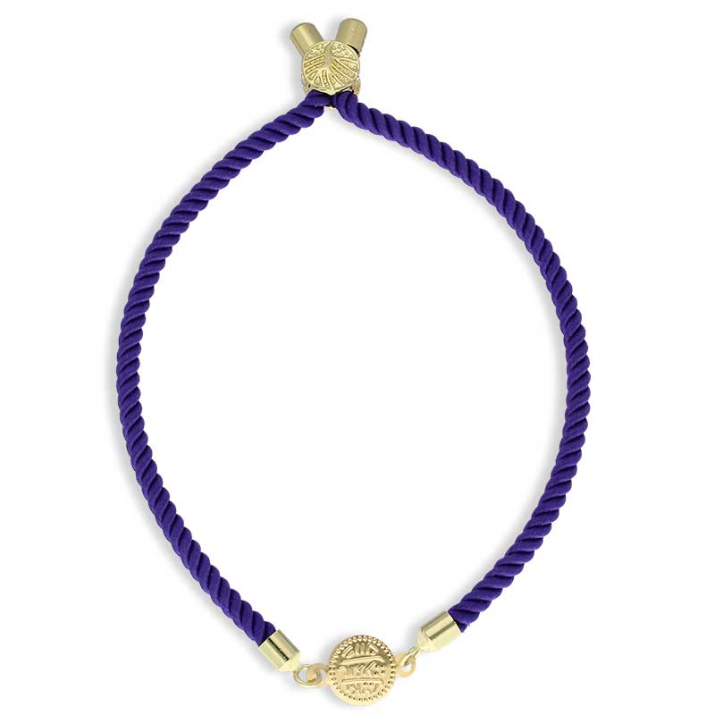 Gold Coin String Bracelet 21KT - FKJBRL21KU1061 - Image 18