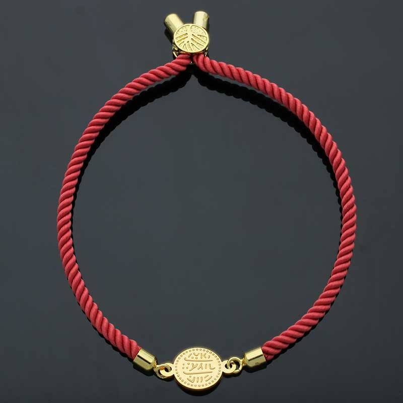Gold Coin String Bracelet 21KT - FKJBRL21KU1061 - Image 26