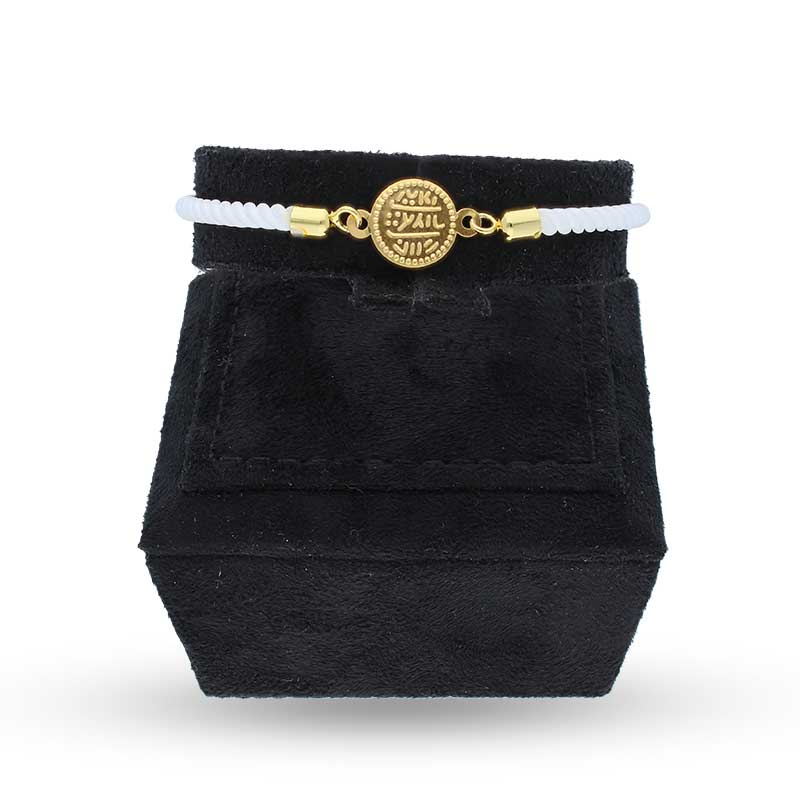 Gold Coin String Bracelet 21KT - FKJBRL21KU1061 - Image 3