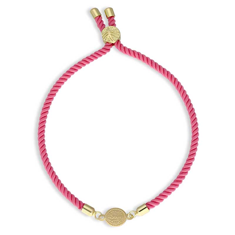Gold Coin String Bracelet 21KT - FKJBRL21KU1061 - Image 4