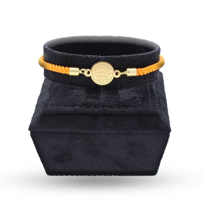 Gold Coin String Bracelet 21KT - FKJBRL21KU1061 - Image 41