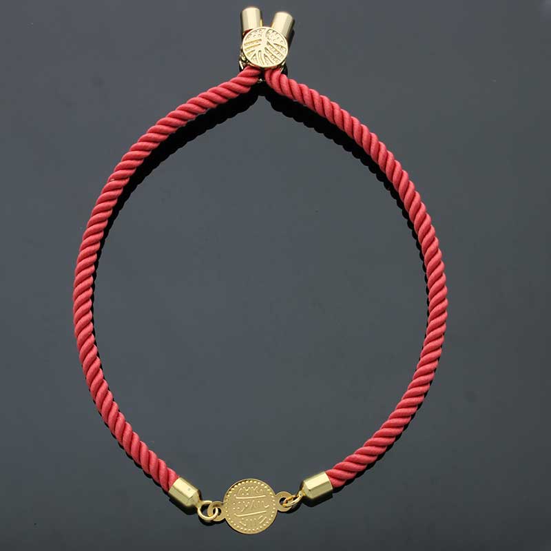 Gold Coin String Bracelet 21KT - FKJBRL21KU1061 - Image 45