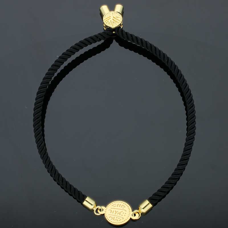 Gold Coin String Bracelet 21KT - FKJBRL21KU1061 - Image 52