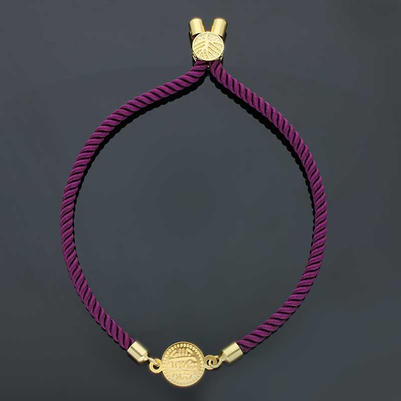 Gold Coin String Bracelet 21KT - FKJBRL21KU1061 - Image 61