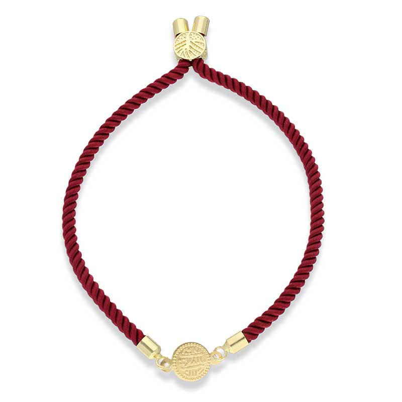 Gold Coin String Bracelet 21KT - FKJBRL21KU1061 - Image 70