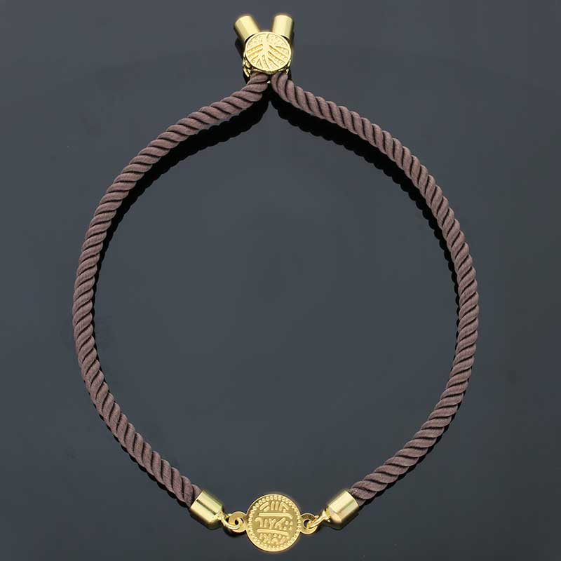 Gold Coin String Bracelet 21KT - FKJBRL21KU1061 - Image 71