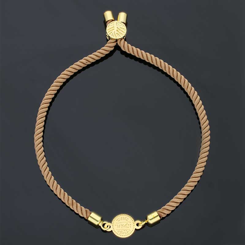Gold Coin String Bracelet 21KT - FKJBRL21KU1061 - Image 73