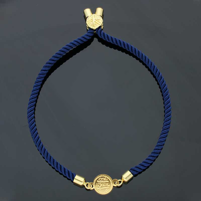 Gold Coin String Bracelet 21KT - FKJBRL21KU1061 - Image 74