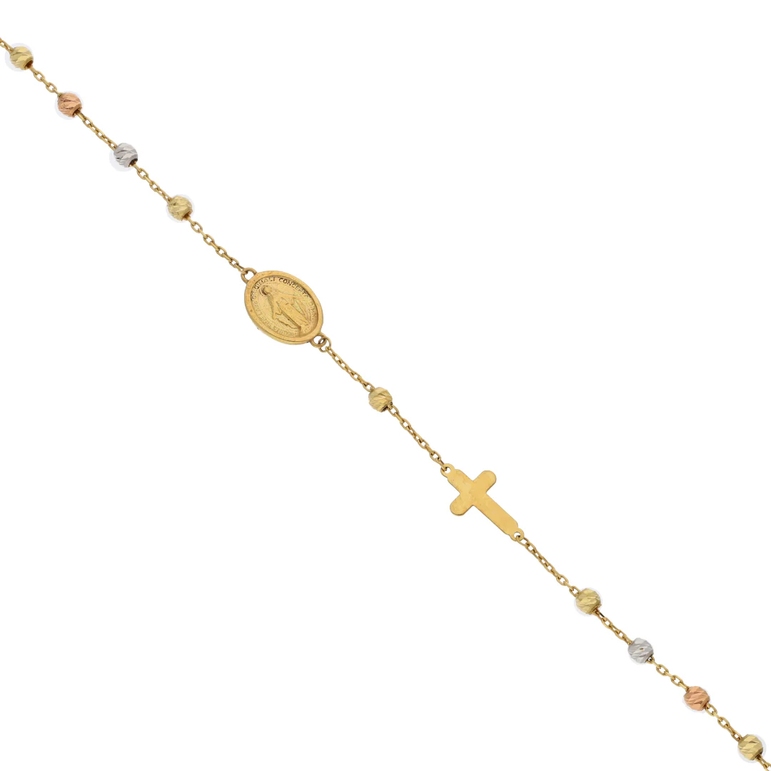 Gold Cross Bracelet 18KT - FKJBRL18KU6432 - Image 3