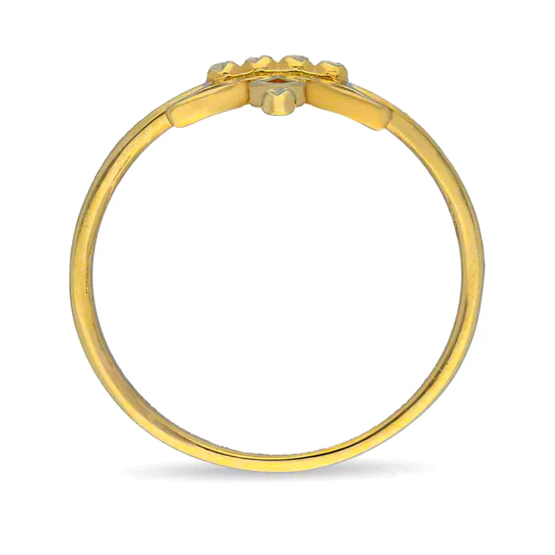 Gold Crown Ring 18KT - FKJRN18KU2097 - Image 4