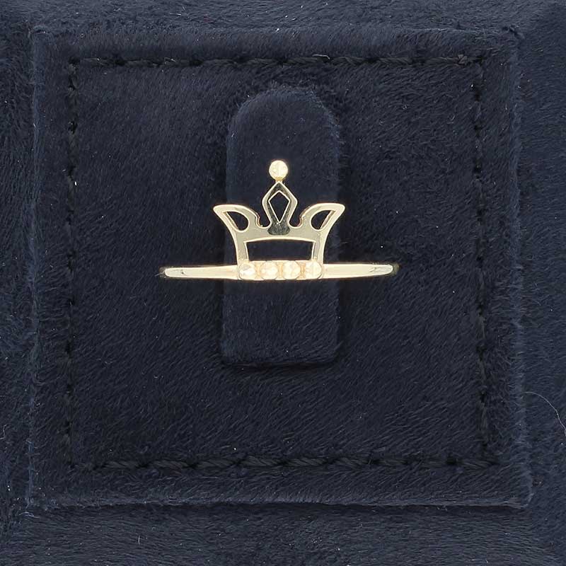 Gold Crown Ring 18KT - FKJRN18KU2097 - Image 8