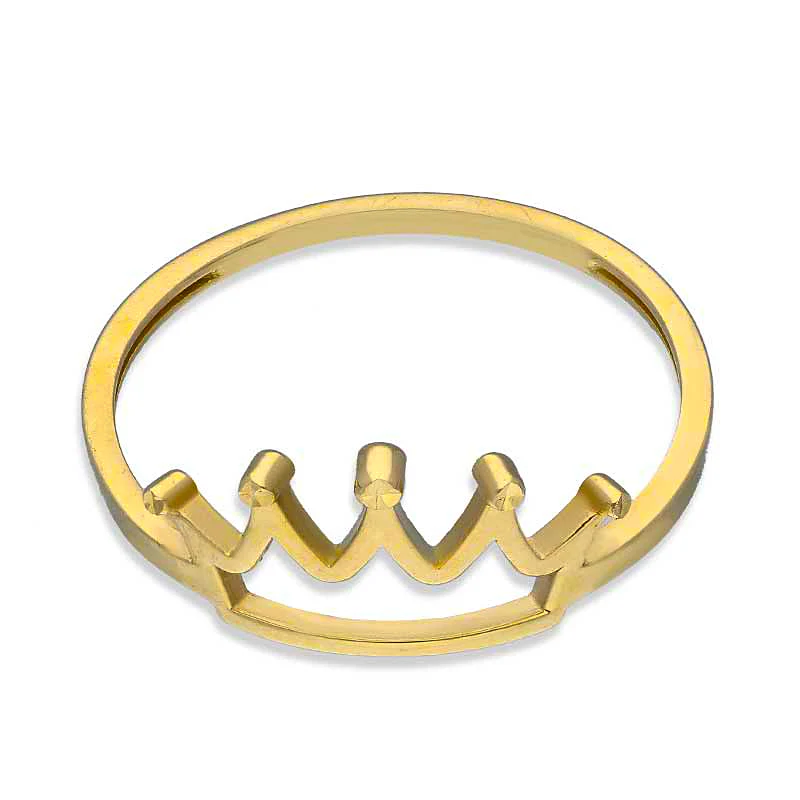 Gold Crown Ring 18KT - FKJRN18KU2099 - Image 2