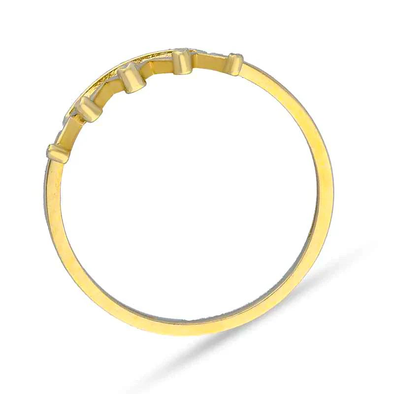 Gold Crown Ring 18KT - FKJRN18KU2099 - Image 4