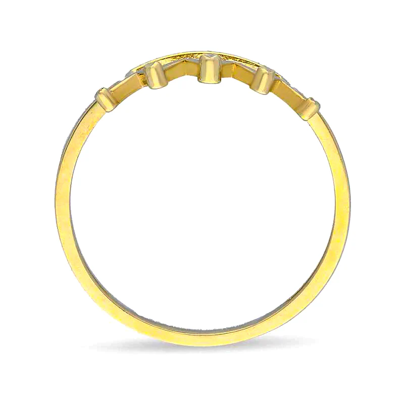 Gold Crown Ring 18KT - FKJRN18KU2099 - Image 5