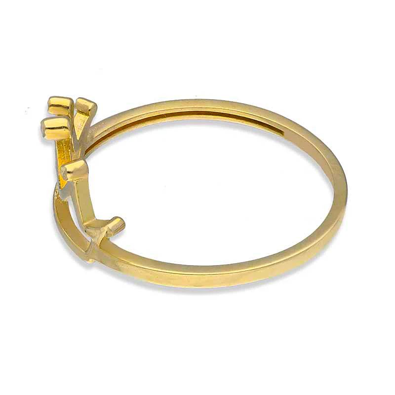 Gold Crown Ring 18KT - FKJRN18KU2099 - Image 6